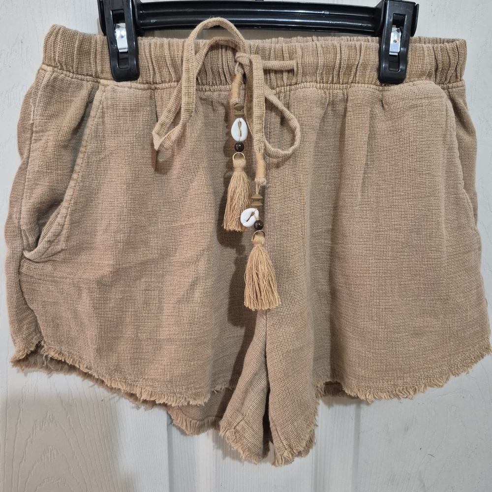 Aerie High Waist Tan Women's Shorts